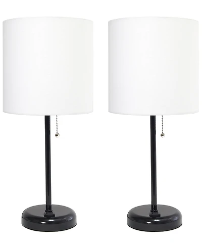 LimeLights Stick Lamp with Charging Outlet