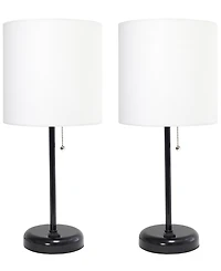 LimeLights Stick Lamp with Charging Outlet