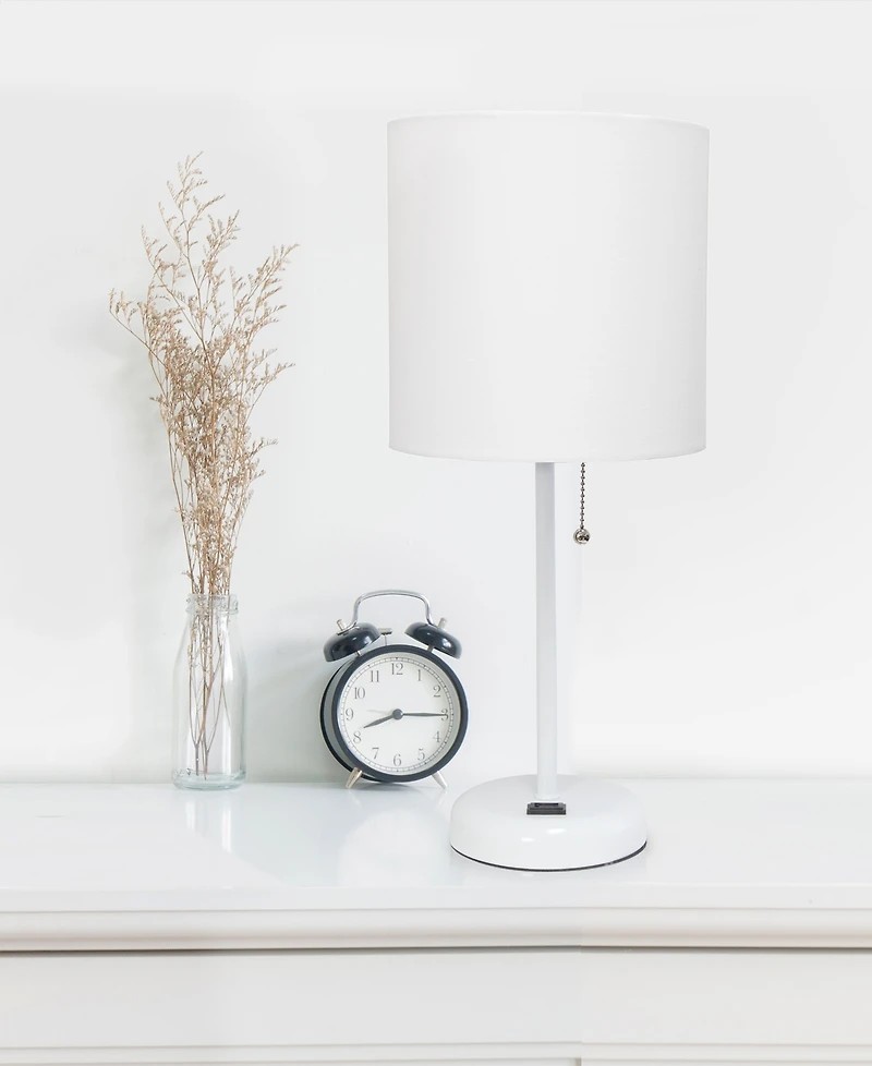 LimeLights Stick Lamp with Charging Outlet