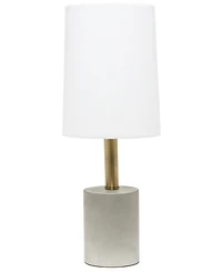 Lalia Home Brass Concrete Table Lamp