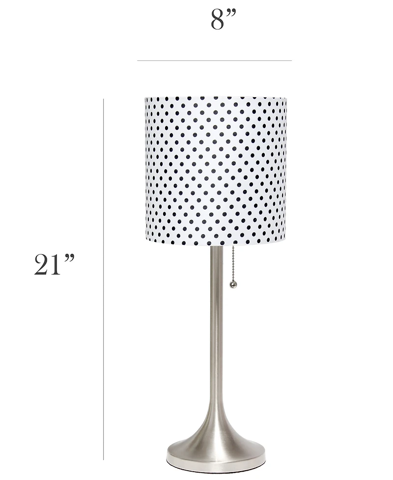 Simple Designs Tapered Table Lamp