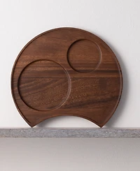 Noritake Kona Wood Crescent Serving Tray, 13"