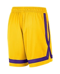 Women's Nike Gold Los Angeles Lakers Crossover Performance Shorts