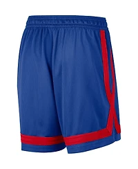 Women's Nike Royal Philadelphia 76ers Crossover Performance Shorts