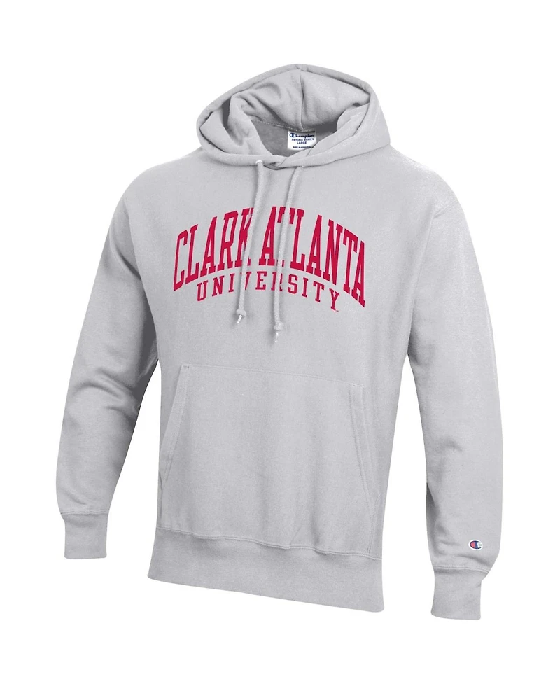 Men's Champion Clark Atlanta University Panthers Tall Arch Pullover Hoodie