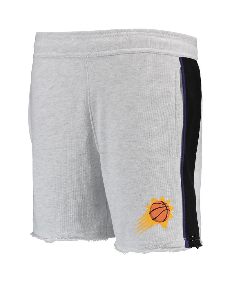 Big Boys Heathered Gray Phoenix Suns Wingback Shorts