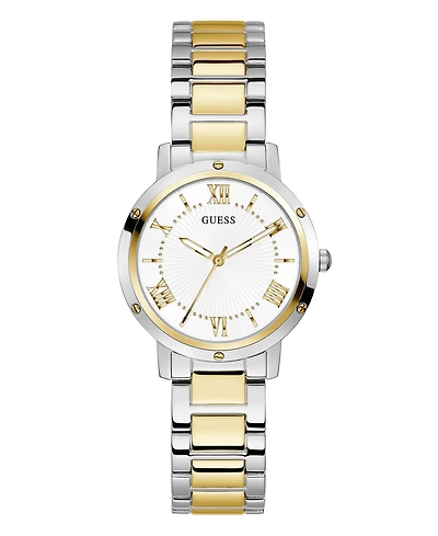 Guess Women's Two Tone Stainless Steel Bracelet Watch, 34mm