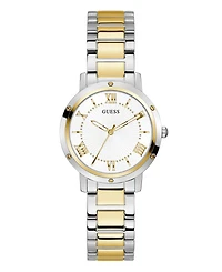 Guess Women's Two Tone Stainless Steel Bracelet Watch, 34mm