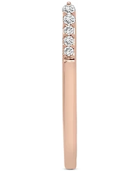 Wrapped Diamond Cuff Ring (1/10 ct. t.w.) 14k Yellow, White or Rose Gold, Created for Macy's