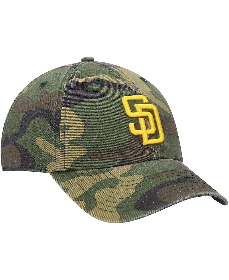 Men's '47 Camo San Diego Padres Team Clean Up Adjustable Hat