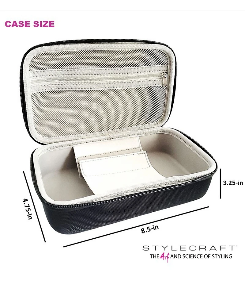StyleCraft Professional Clipper Travel Case - Black