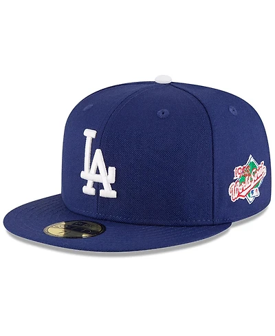 Men's New Era Navy Los Angeles Dodgers 1988 World Series Wool 59FIFTY Fitted Hat