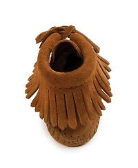 Minnetonka Baby Boys and Girls Suede Fringe Booties