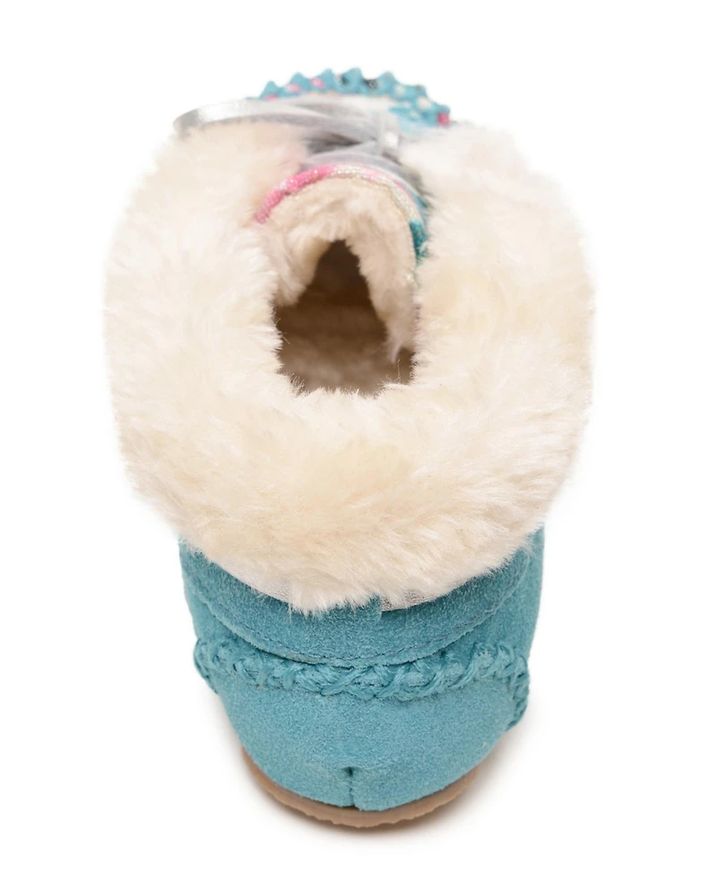 Minnetonka Little and Big Girls Charley Moccasin Slippers