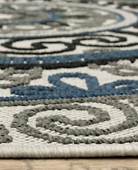 Oriental Weavers Torrey 072J1 5'3" x 7'3" Area Rug