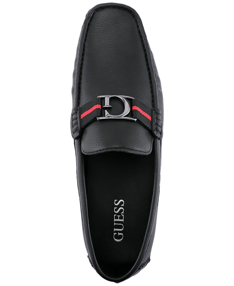 Guess Men's Askers Pod Driver with G Ornament Slip On Slippers