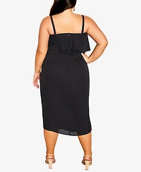 City Chic Women's Astonish Midi Dress