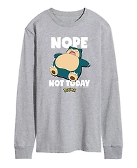 Men's Pokemon Nope Not Today Long Sleeve T-shirt