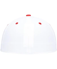 Men's adidas White Indiana Hoosiers On-Field Baseball Fitted Hat