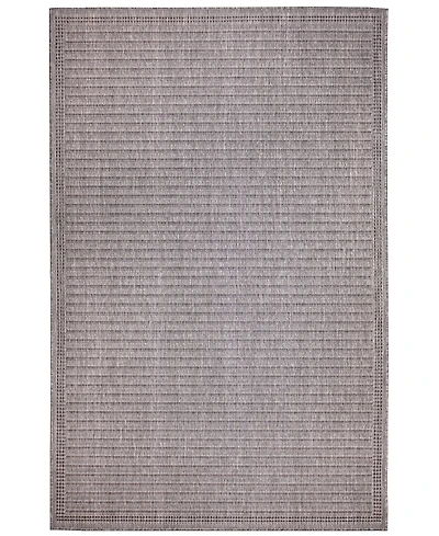 Liora Manne' Malibu Simple Border 4'10" x 7'6" Outdoor Area Rug