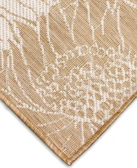 Liora Manne' Carmel Sunflower Field 6'6" x 9'3" Outdoor Area Rug