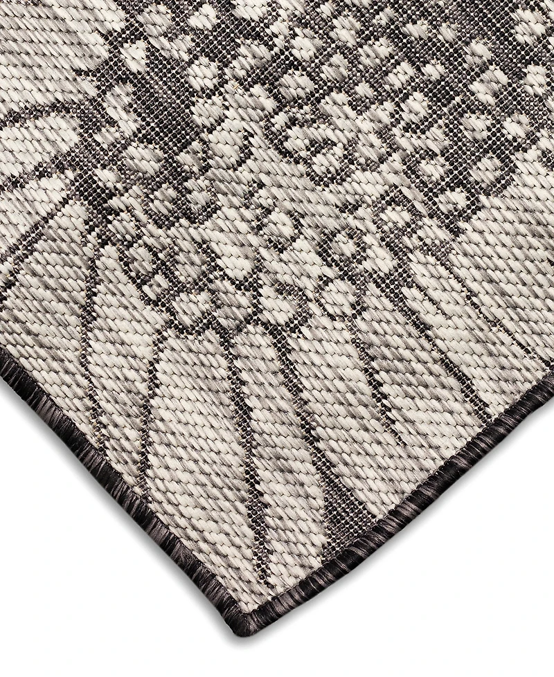 Liora Manne' Carmel Sunflower Field 6'6" x 9'3" Outdoor Area Rug
