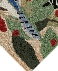 Liora Manne' Frontporch Bird Border 2'6" x 4' Outdoor Area Rug