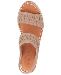 Gentle Souls Women's Elyssa Two-Band Braid Sandals
