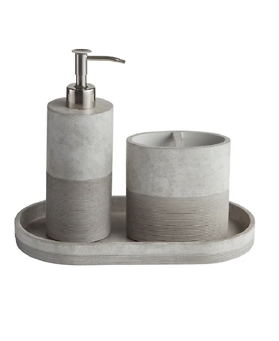 Roselli Trading Company City Line 3 Piece Bathroom Accessory Set