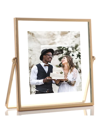 Metal Easel Float Picture Frame