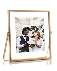 Metal Easel Float Picture Frame