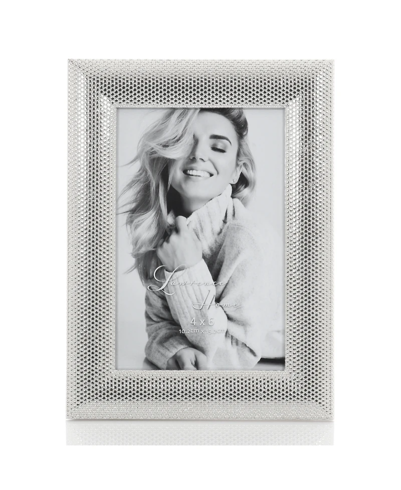 Pindot Design Metal Picture Frame, 4" x 6"