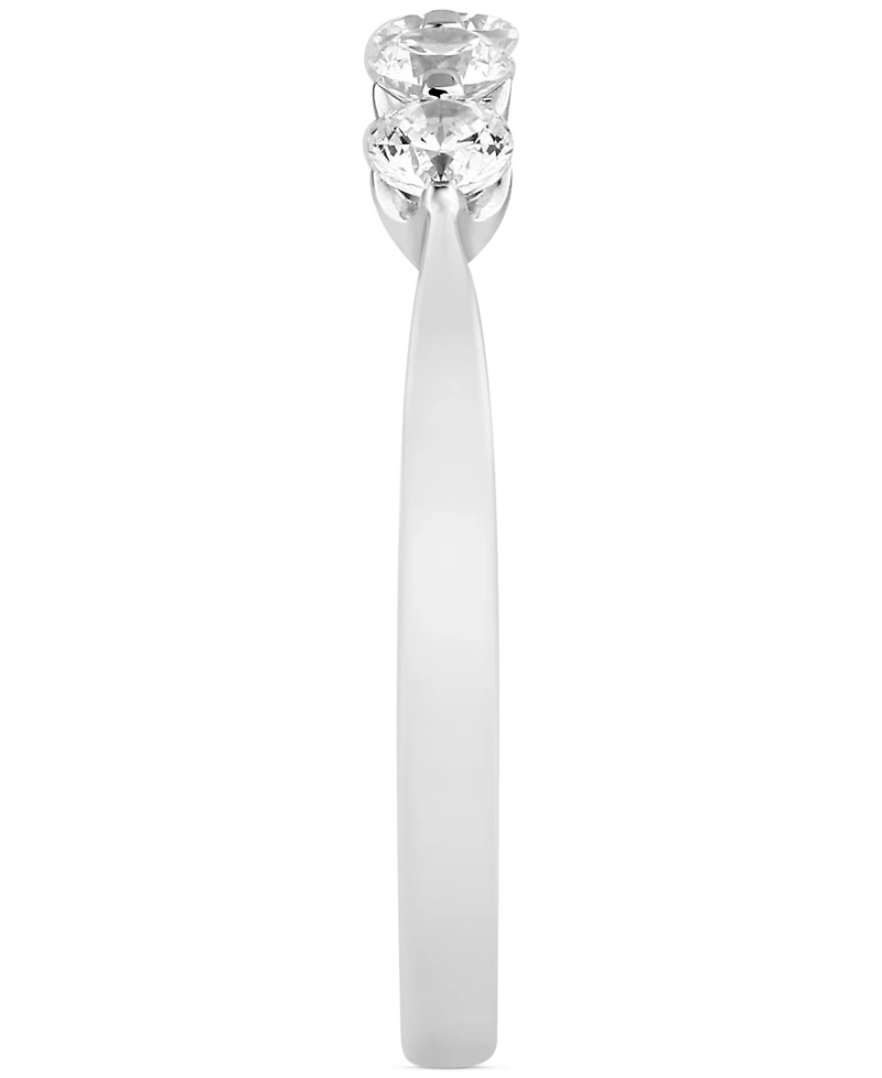 Diamond Five Stone Band (1/2 ct. t.w.) 14k White or Yellow Gold