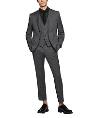 Boss by Hugo Men's Virgin-Wool Serge Slim-Fit Vests