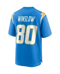 Men's Nike Kellen Winslow Powder Blue Los Angeles Chargers Game Retired Player Jersey