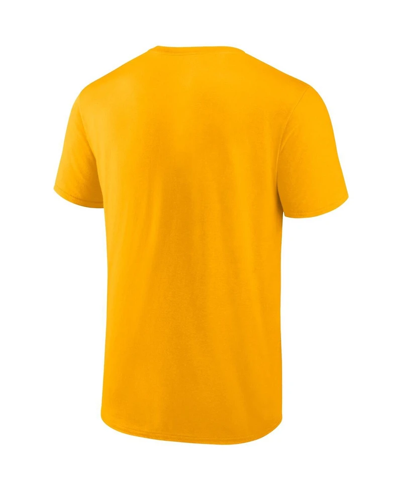 Men's Fanatics Gold Pittsburgh Pirates Iconic Glory Bound T-shirt