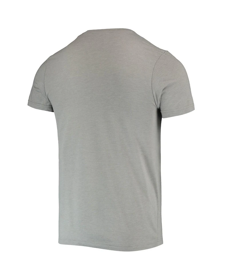 Men's adidas Heathered Gray Nebraska Huskers Reminisce Tri-Blend T-shirt