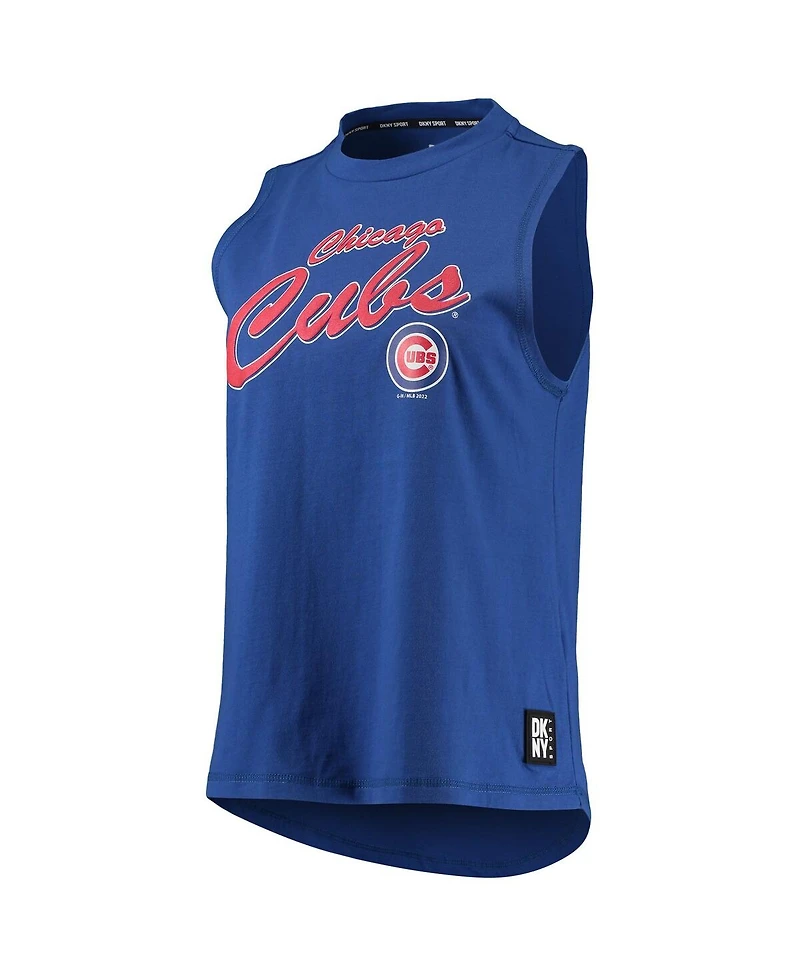 Women's Dkny Sport Royal Chicago Cubs Marcie Tank Top