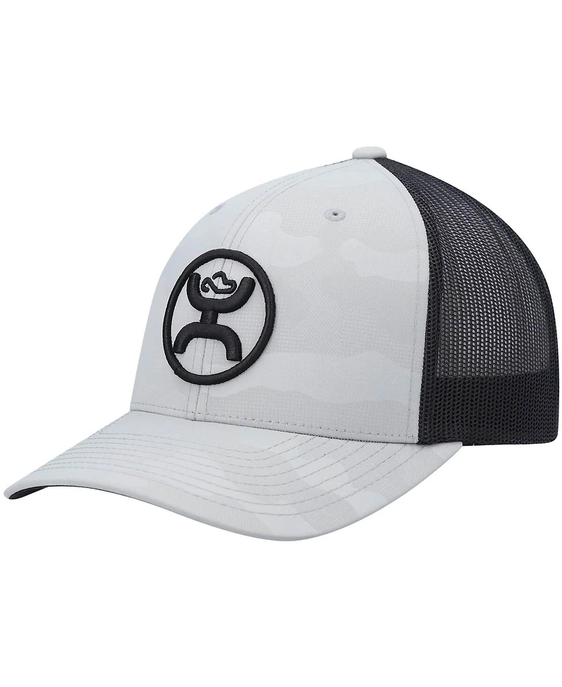 Men's Hooey Gray O-Classic Trucker Snapback Hat