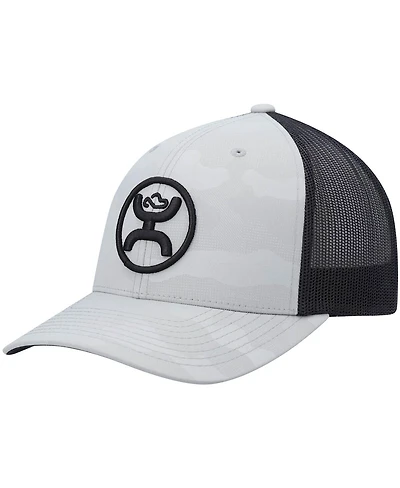 Men's Hooey Gray O-Classic Trucker Snapback Hat