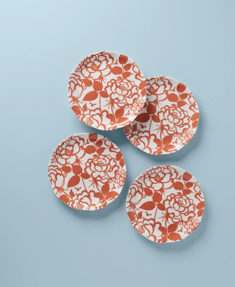 Lenox Butterfly Meadow Cottage Accent Plates, Set of 4