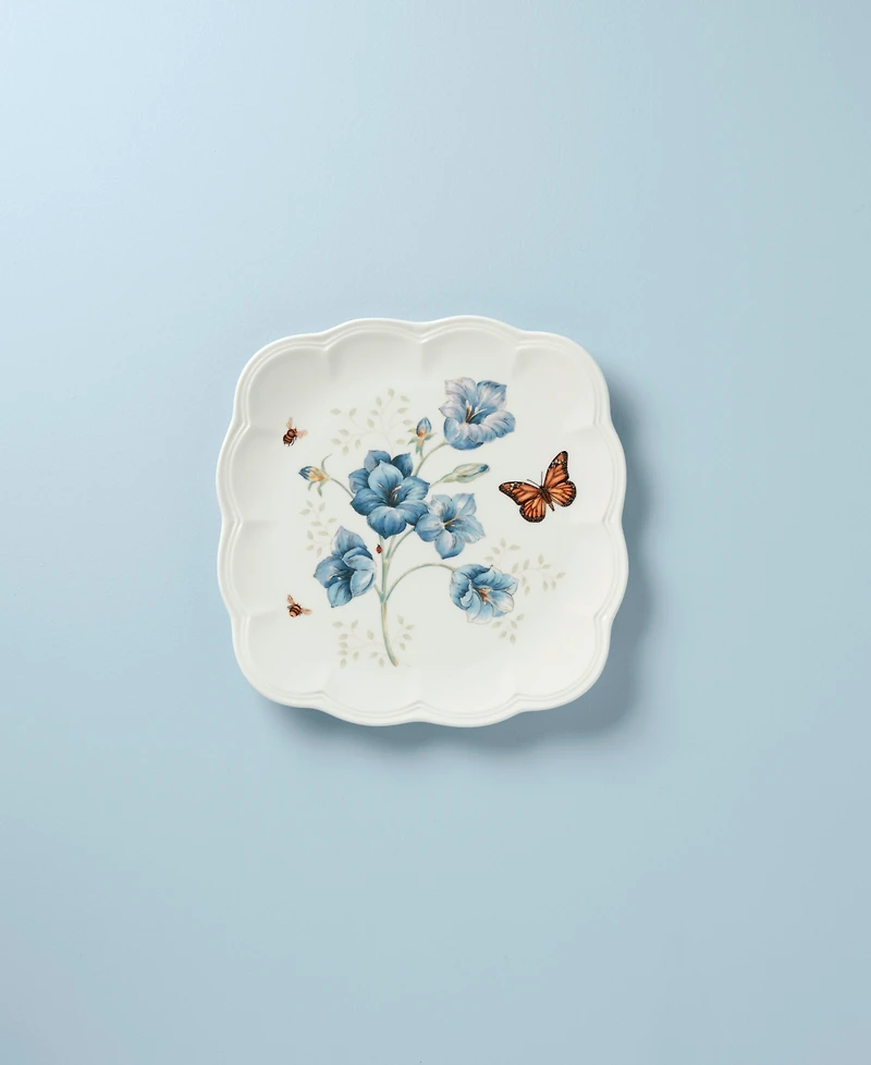 Lenox Butterfly Meadow Square Dinner Plates, Set of 4
