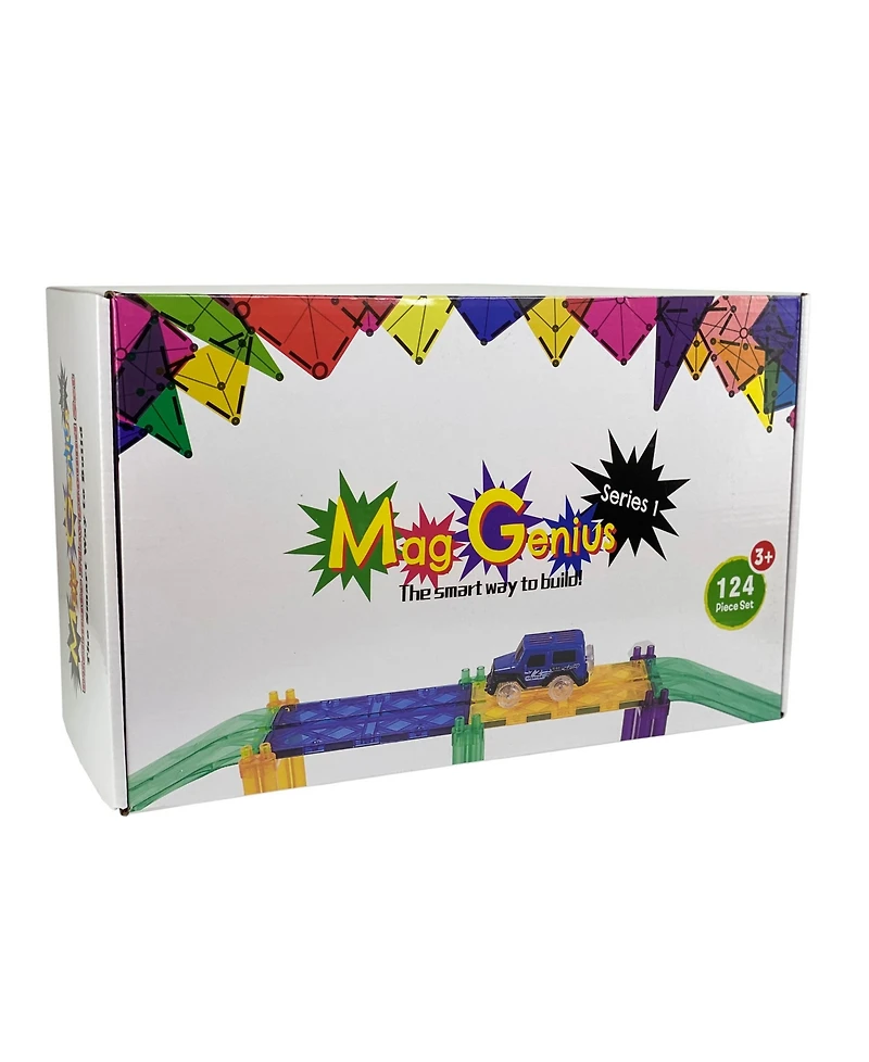 Mag-Genius 124 Piece Ultimate Magnetic Racing Set