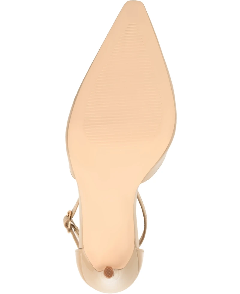 Journee Collection Women's Miriem Ankle Strap Stiletto Pumps