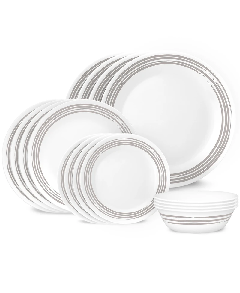 Corelle Brushed 16 Pc. Dinnerware Set, Service for 4