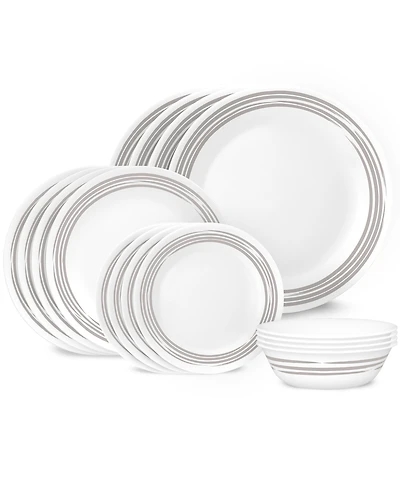 Corelle Brushed 16 Pc. Dinnerware Set, Service for 4