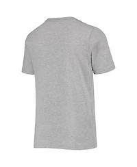 Big Boys Mitchell & Ness Pete Maravich Heathered Gray New Orleans Jazz Hardwood Classics King of the Court Player T-shirt