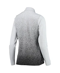 Women's Antigua White, Black Philadelphia Flyers Guide Desert Dry Full-Zip Jacket