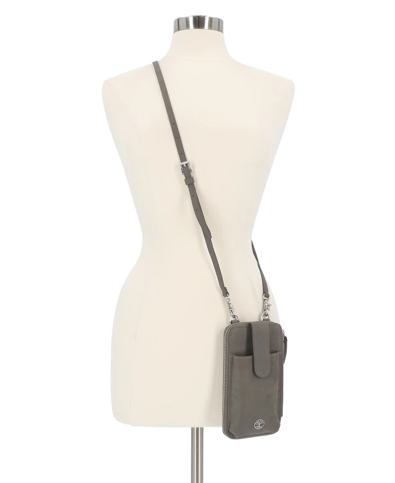 Timberland Rfid Leather Phone Crossbody Wallet Bag