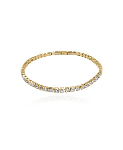 Vince Camuto Gold-Tone Cubic Zirconia Tennis Bracelet